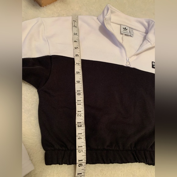 Adidas 1/4 Zip Crop Sweater - Picture 7 of 10